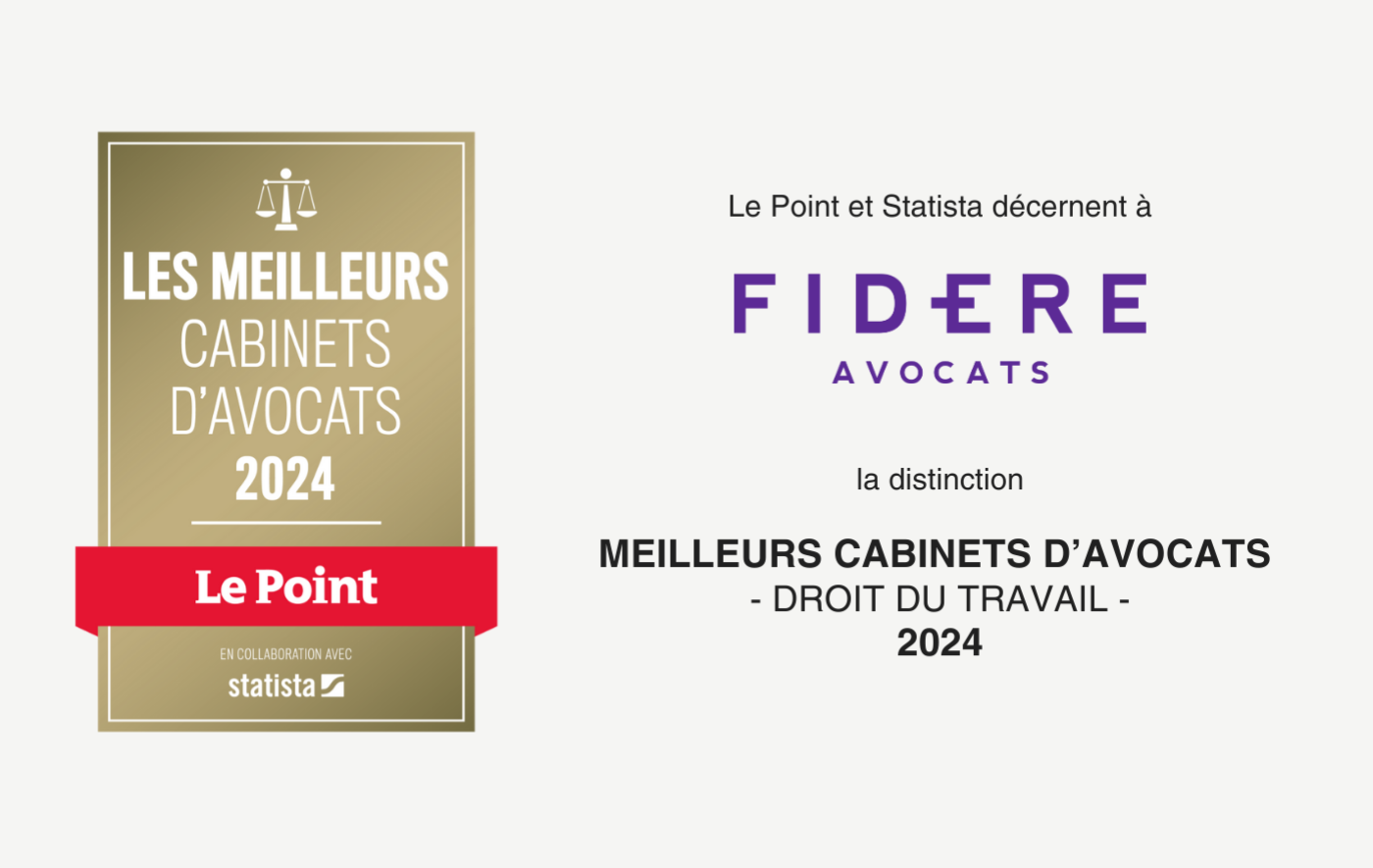 Distinction meilleure Cabinet Statista & Le Point ( article )